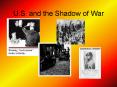 U.S. and the Shadow of War PowerPoint PPT Presentation