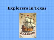 Explorers in Texas
