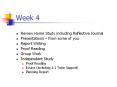 Week 4 PowerPoint PPT Presentation