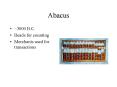 Abacus PowerPoint PPT Presentation