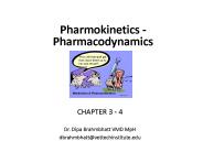 Pharmokinetics - Pharmacodynamics