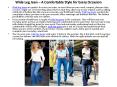 Wide leg jeans PowerPoint PPT Presentation