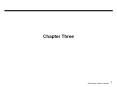 Chapter Three PowerPoint PPT Presentation