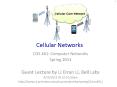 Cellular Networks PowerPoint PPT Presentation