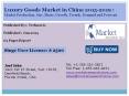 China Luxury Goods Market 2015 - 2019 Size, Share, Growth, Trends, Demand and Forecast PowerPoint PPT Presentation