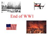 End of WW1