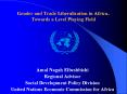 Gender and Trade Liberalization in Africa.. Towards a Level Playing Field PowerPoint PPT Presentation