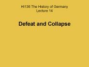 HI136 The History of Germany Lecture 14