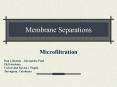 Membrane Separations PowerPoint PPT Presentation