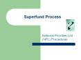 Superfund Process PowerPoint PPT Presentation
