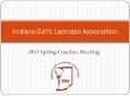2013 Spring Coaches Meeting PowerPoint PPT Presentation