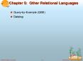 Chapter 5: Other Relational Languages PowerPoint PPT Presentation