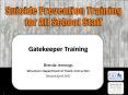 Suicide Prevention Training PowerPoint PPT Presentation