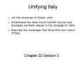 Unifying Italy PowerPoint PPT Presentation