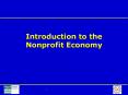 Introduction to the Nonprofit Economy PowerPoint PPT Presentation