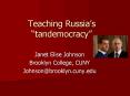 Teaching Russia PowerPoint PPT Presentation