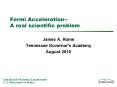 Fermi Acceleration-- A real scientific problem PowerPoint PPT Presentation