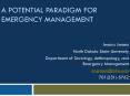 A Potential paradigm for Emergency Management PowerPoint PPT Presentation