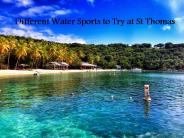 Different Water Sports to Try at St Thomas