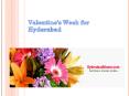 Valentine's flower Hyderabad PowerPoint PPT Presentation
