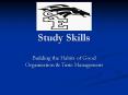 Study Skills PowerPoint PPT Presentation