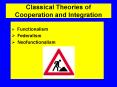 Classical Theories of Cooperation and Integration PowerPoint PPT Presentation