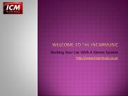 Rocking Your Car With A Stereo System