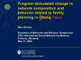 Program-stimulated change in network composition and behavior related to family planning in Ghana PowerPoint PPT Presentation