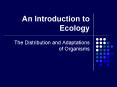 An Introduction to Ecology PowerPoint PPT Presentation