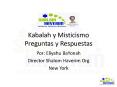 Kabalah y Misticismo PowerPoint PPT Presentation