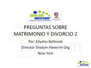 PREGUNTAS SOBRE MATRIMONIO Y DIVORCIO 2
