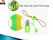 Pet toys for your first pup