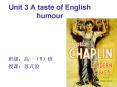 Unit 3 A taste of English humour PowerPoint PPT Presentation