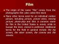 Film PowerPoint PPT Presentation