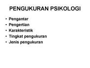 PENGUKURAN PSIKOLOGI