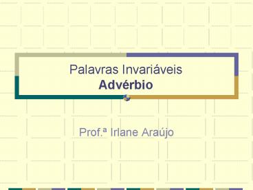 Palavras Invari