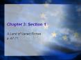 Chapter 3: Section 1 PowerPoint PPT Presentation
