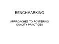 BENCHMARKING PowerPoint PPT Presentation