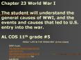 Chapter 23 World War I PowerPoint PPT Presentation