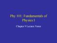 Phy 101: Fundamentals of Physics I PowerPoint PPT Presentation