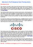 Welcome to The Professional Cisco Training Centre PowerPoint PPT Presentation
