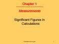 Chapter 1 Measurements PowerPoint PPT Presentation