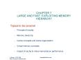 CHAPTER 7 LARGE AND FAST: EXPLOITING MEMORY HIERARCHY PowerPoint PPT Presentation
