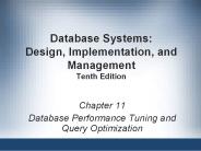 Database Systems: Design, Implementation, and Management Tenth Edition
