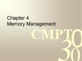 Chapter 4 Memory Management PowerPoint PPT Presentation