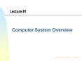 Computer System Overview PowerPoint PPT Presentation