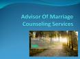 Advisor Of Marriage Counseling Services PowerPoint PPT Presentation