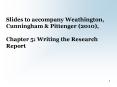 Slides to accompany Weathington, Cunningham PowerPoint PPT Presentation