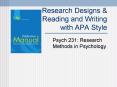 Research Designs PowerPoint PPT Presentation