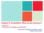 The Practice of Statistics, 4th edition 